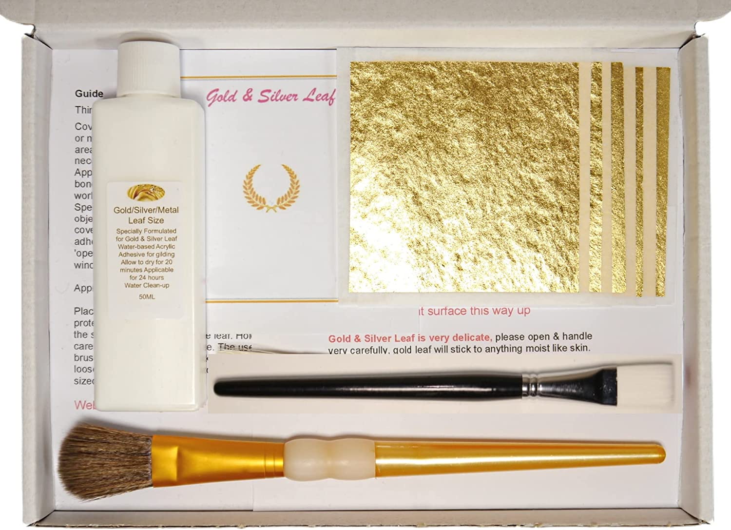 Standard Gold Leaf Kits & Silver Leaf Kits