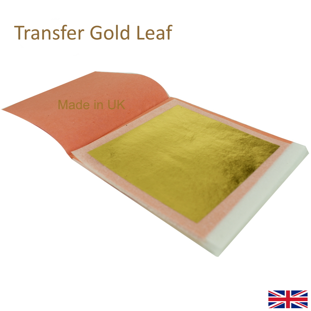 Transfer Gold Leaf Patent QTY. 5 Sheets 80mm x 80mm - GOLD